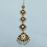 Four Step Kemp Stone Maang Tikka Nethichutti