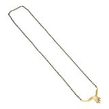 Gold Plated CZ Stone Pendant Karimani mala/Mangal Sutra
