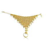 Classic Gold-Plated Bridal Finger Ring Set