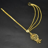 Gold Plated Half Matha Patti Maang Tikka Hair Jewellery