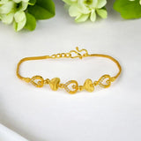 Gorgeous Heart Design Synthetic Stones Ladies Bracelet - KSupreme