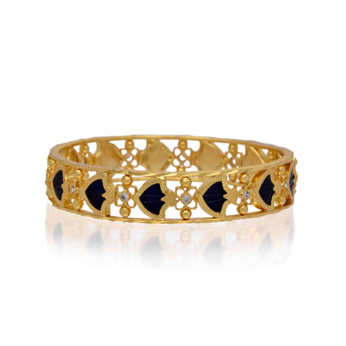 Kerala-Traditional-Blue-Palakka-Bangle
