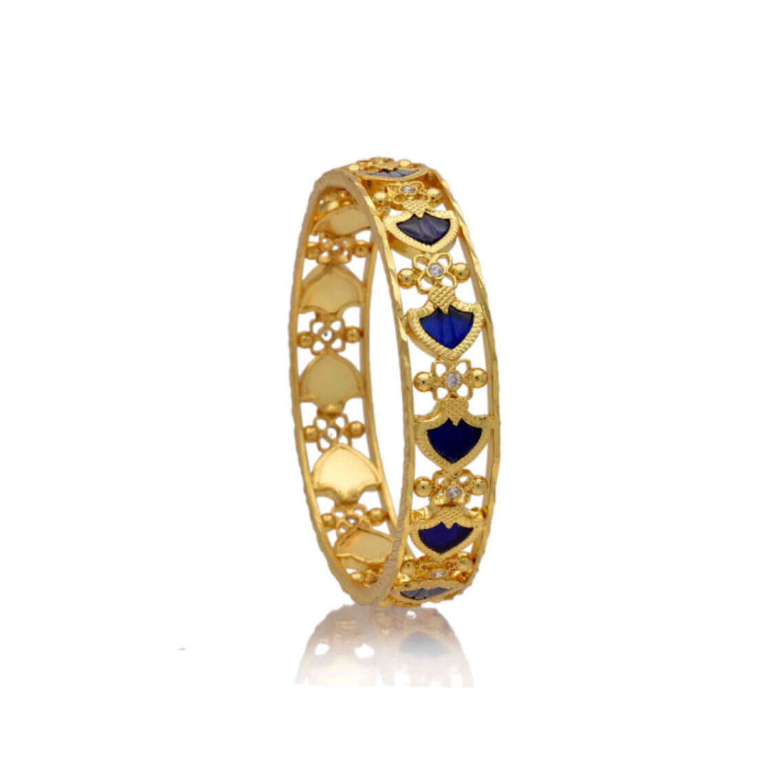 Kerala-Traditional-Blue-Palakka-Bangle