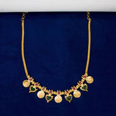 Kerala Traditional Lakshmi Kasu Green Palakka Necklace - KSupreme
