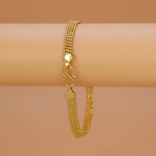 Ladies Gold Plated Lee chain Bracelet - K Supreme