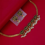 matte-gold-finish-kemp-and-pearls-lotus-necklace-set