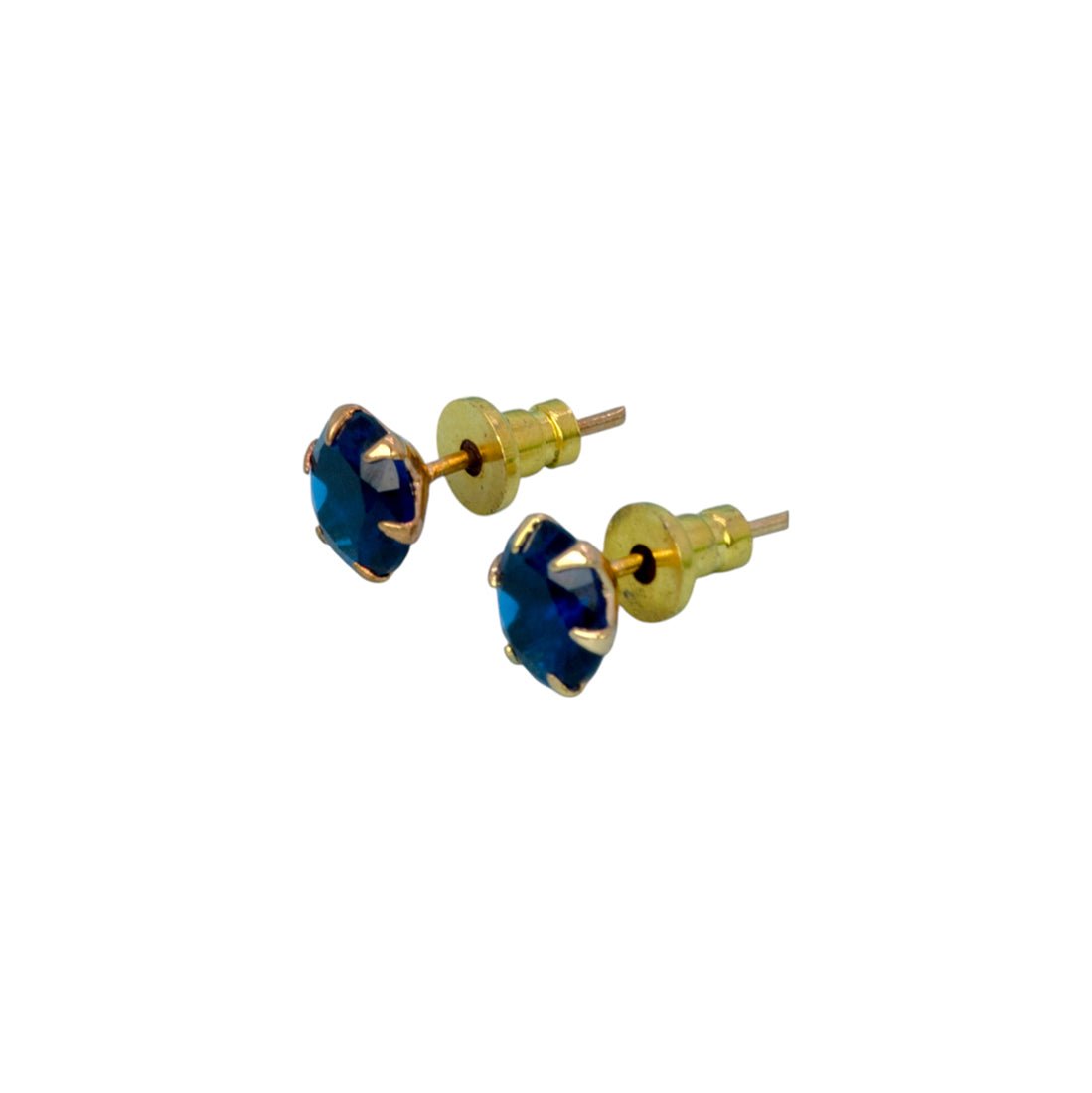 Small Round Stones Fashion Ear Studs - K Supreme