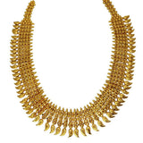 South Indian Gold Plated Broad Bridal Mango Haram - K Supreme