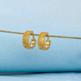 Stunning Beaded Design Hoop Earrings - K Supreme