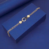 Stunning Gold Plated CZ Stone Round Designer Ladies Bracelet - K Supreme