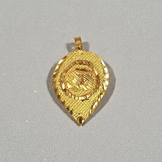 Stunning Gold Plated Om Thali Pendant - K Supreme