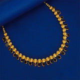 Stylish Gold Plated Crystal Hanging Ball Chain Necklace - K Supreme