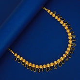 Stylish Gold Plated Crystal Hanging Ball Chain Necklace - K Supreme