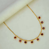 Stylish Gold Plated Star Stone Charms Choker - K Supreme