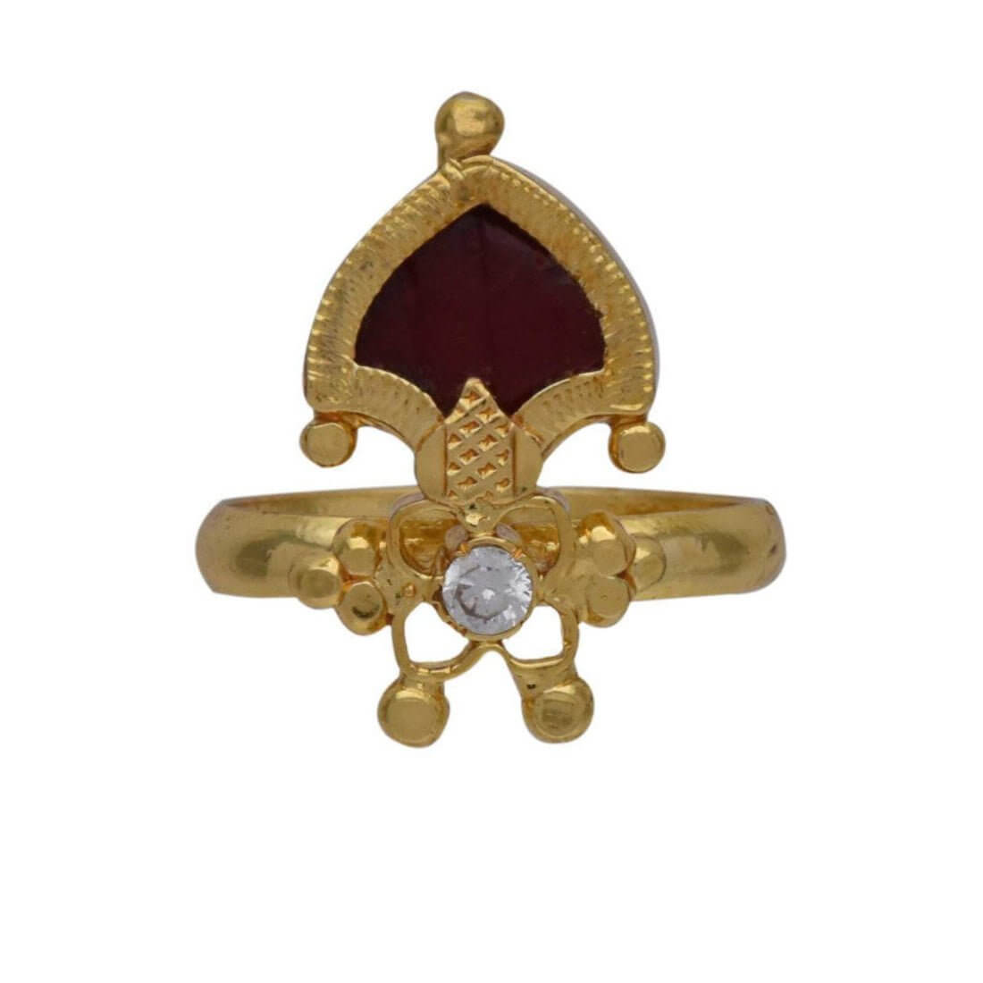 Traditional Palakka Finger Ring - K Supreme