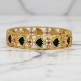 Traditional Palakka Stone Bangle - K Supreme