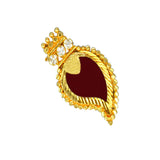 Traditional Small Gold Plated Mango Pendant Chain
