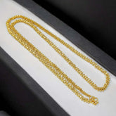 Trendy Designer Gold Plated Rava Chain - K Supreme