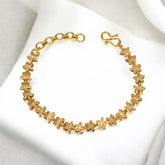 Trendy Gold Plated Floral Bracelet for Ladies - KSupreme