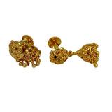 Very small Gold Plated Filigree Kids Jumkas - K Supreme