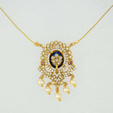 Victorian Invisible Chain CZ Pendant Necklace - K Supreme