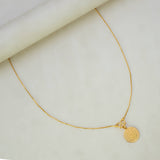 Gold Plated Guruvayoorappan Om Pendant
