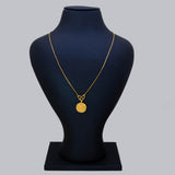 Gold Plated Guruvayoorappan Om Pendant