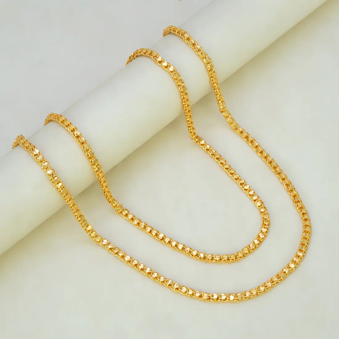 Gold Plated Heart Link Chain