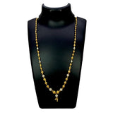 Trendy Gold Plated Two Tone Designer Ball chain Necklace