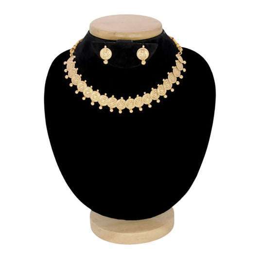 Antique Traditional Lakshmi Kasu Coin Necklace