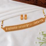 Antique Single Line Elakkathali Necklace Set