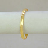 Kada-Style Gold Plated Bangle for Baby Boys displayed on a neutral background.