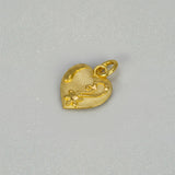 Cute Micro Gold Plated Designer Heart Pendant