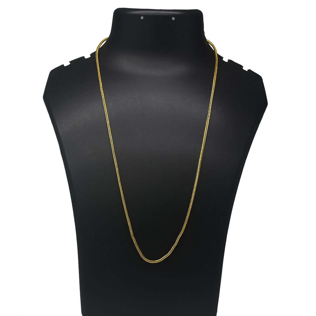 Designer Gold Plated Thin Foxtail Chain