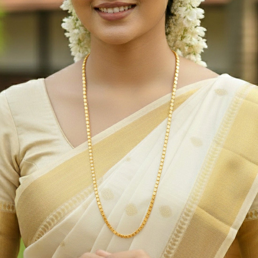 Elegant Designer Gold Plated Chain -10 P