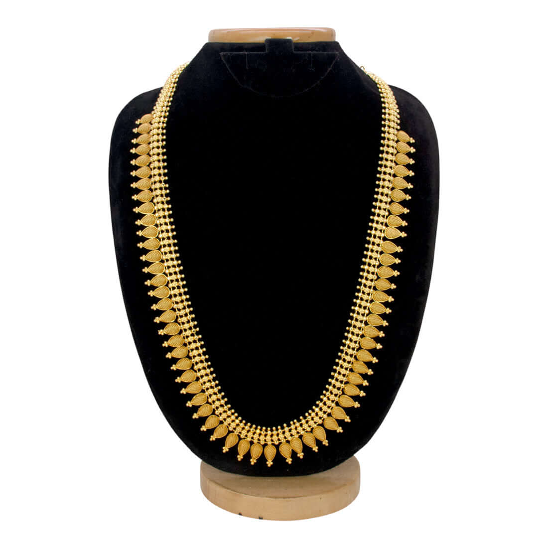 Elegant_Gold_plated_Net_Jasmine_Buds_Long_Chain