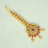 Ethnic-Gold-Plated-Peacock-CZ-Maang-Tikka-Wbg