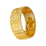 Floral-premium-gold-plated-broad-bridal-screw-bangle