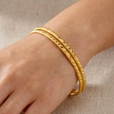 Lightweight Gold Plated Indian Bangles for Women