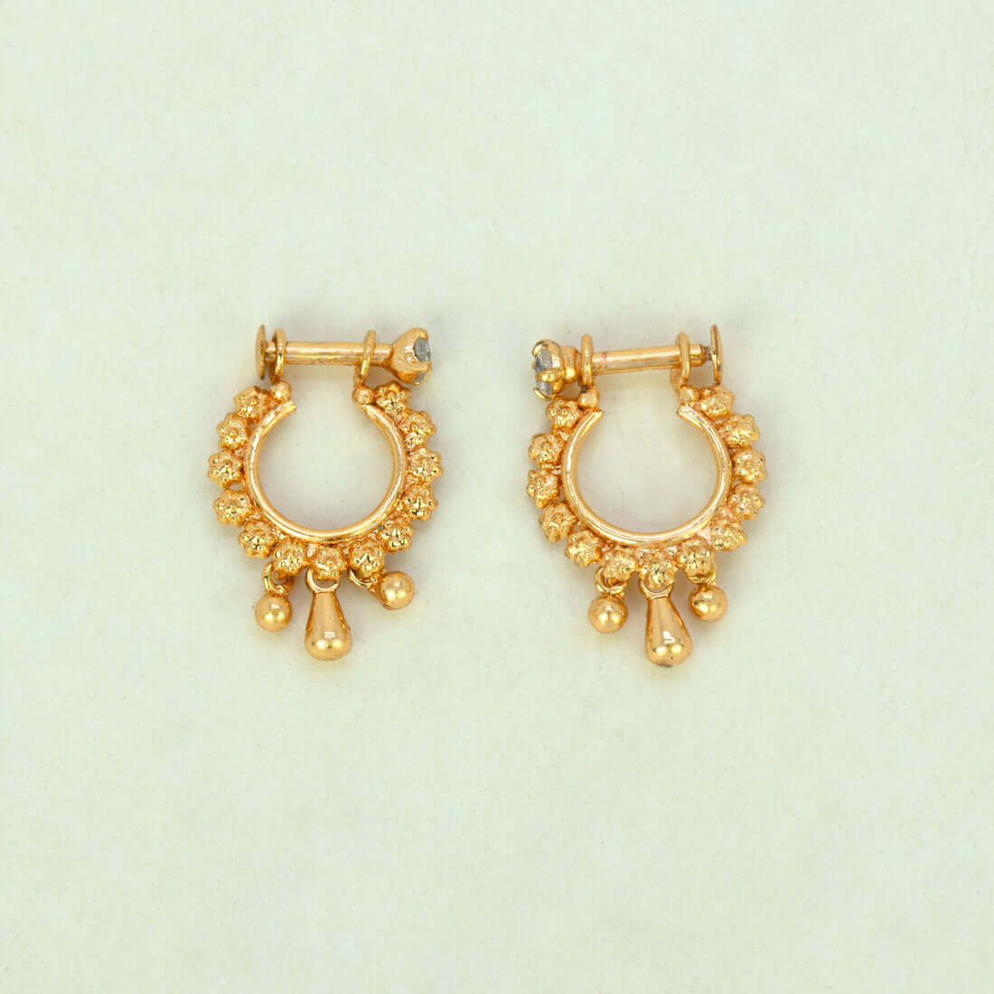 Gold-Plated-CZ-Stone-Studded-Hoop-Earrings