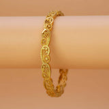 Gold Plated Designer Filigree Bangle for Women