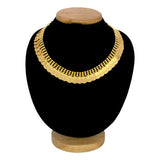 South Indian Gold-Plated Head Kasu Choker Necklace