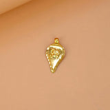 Gold-Plated-Leaf-Design-Om-Pendant