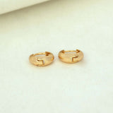 Gold-Plated-Sleek-Huggie-Hoop-Earrings