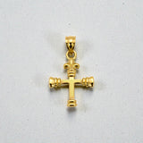 Gold Plated Small Christian Cross Pendant