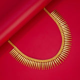 GoldPlatedJasmineBudsChokerNecklace_