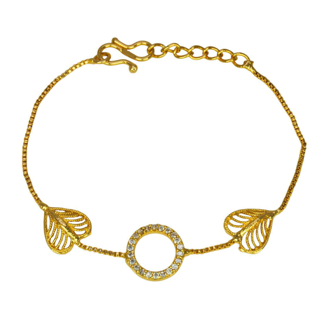 CZ Stone Heart Love Bracelet