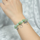 Green-Crystal-Beaded-Silver-Charms-Bracelet