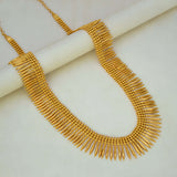 Gold Plated Pichimottu Jasmine Long Necklace