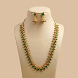 Matte-Gold-Plated-Green-Gopi-Long-Chain-Set-dmo